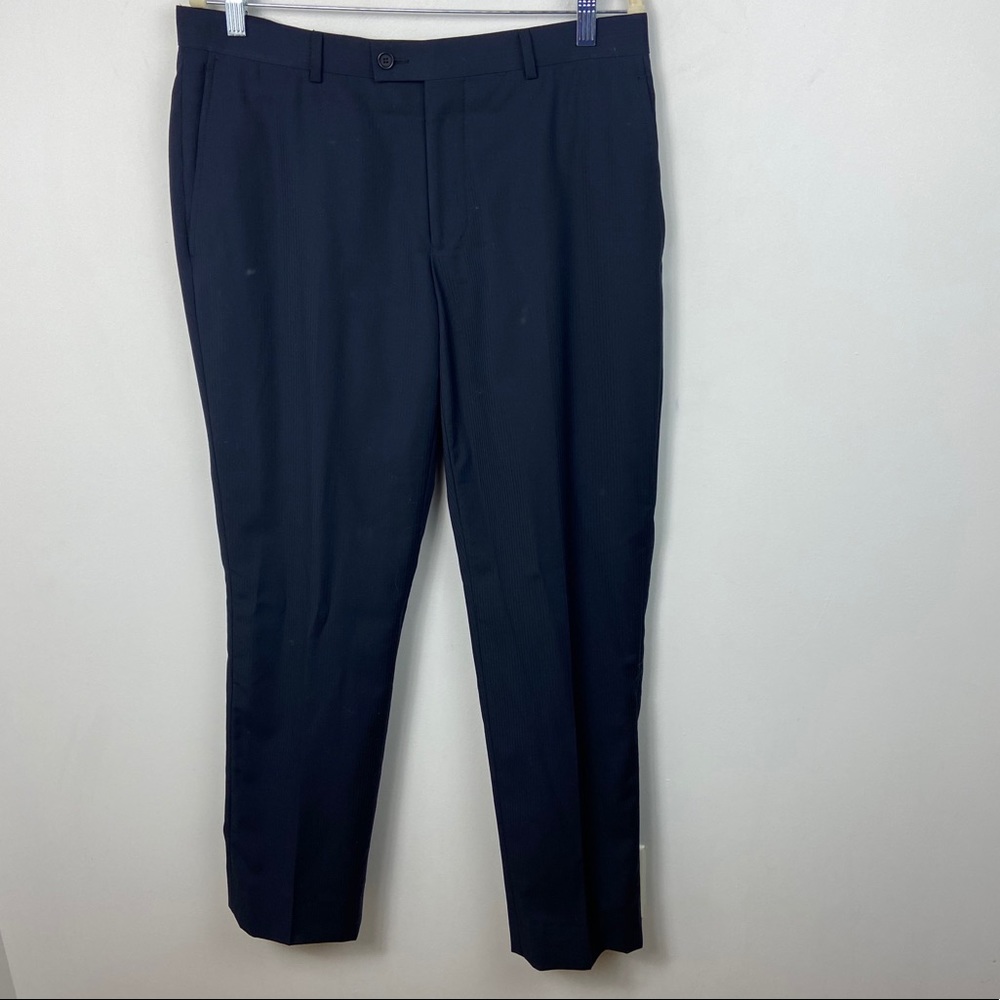 Ted Baker No Ordinary Joe 100% Wool Suit Navy Blue - Picture 12 of 16